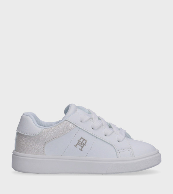 Logo Detail Lace Up Sneakers