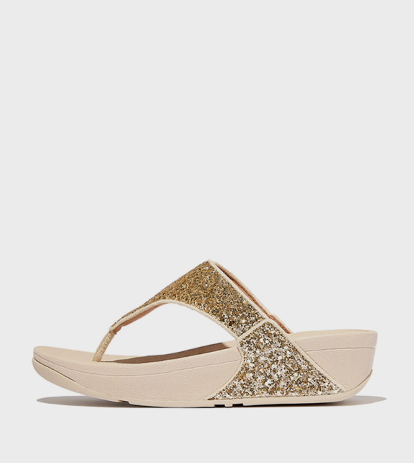LULU Glittered Wedge Sandals