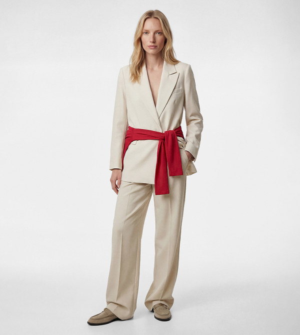 Solid Wide Leg Trousers