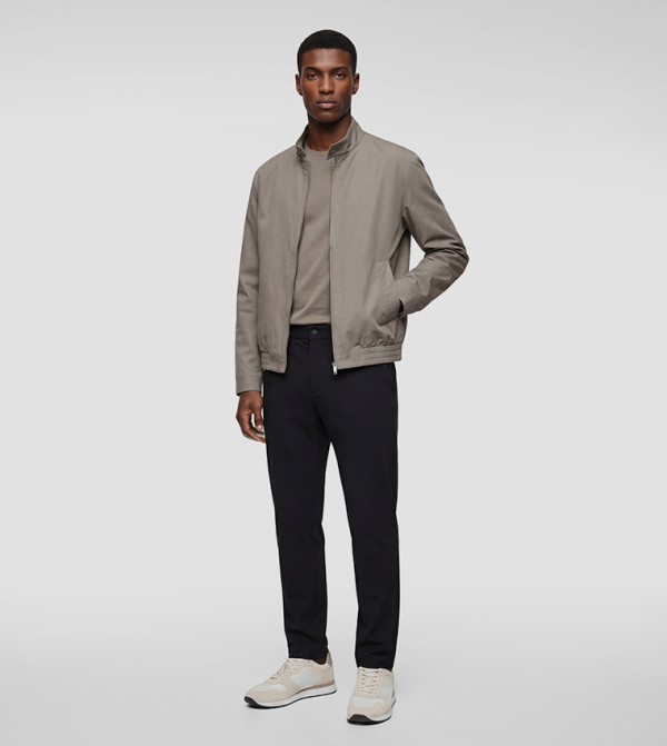 Solid Slim Fit Chinos