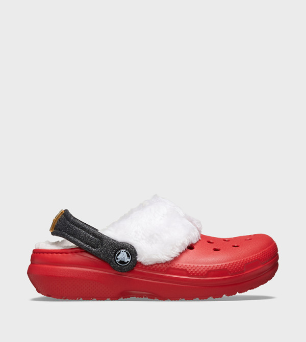 Kids' Classic Lined Santa Clog 