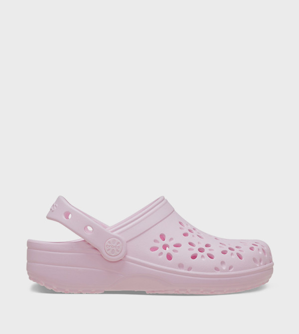 Toddlers' Classic Floral Cut Out Clog 