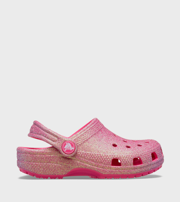 حذاء كلوغ لامع كلاسيكي للأطفال