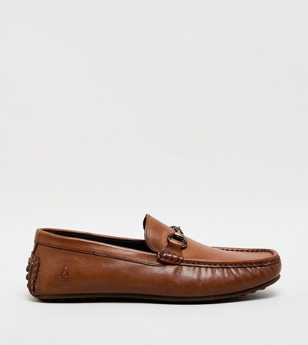 Metal Detail Ruched Loafers