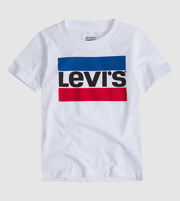 Toddler Boy's Gaphic Stacked Logo T-Shirt