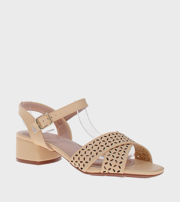 Ankle Strap Block Heel Sandals