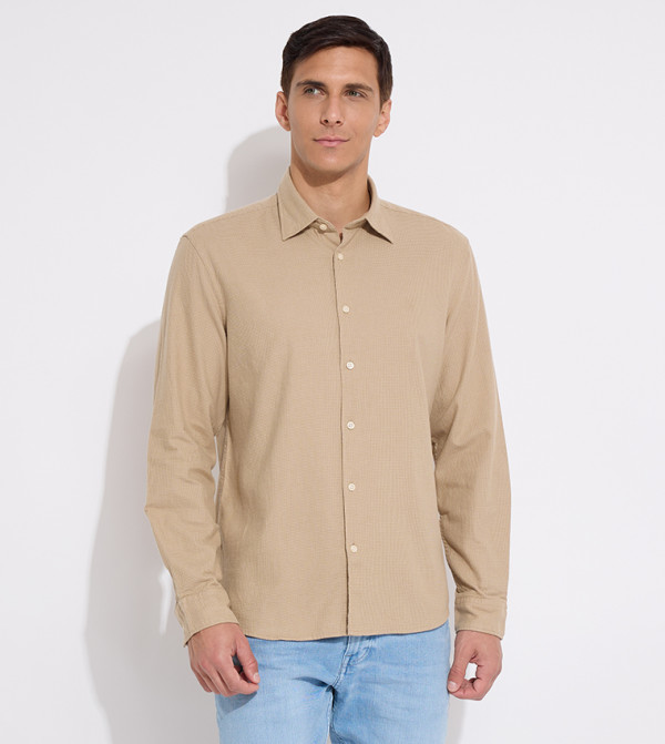Solid Long Sleeves Shirt