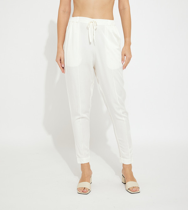 Aero Girl's Drawstring Waist Woven Pants