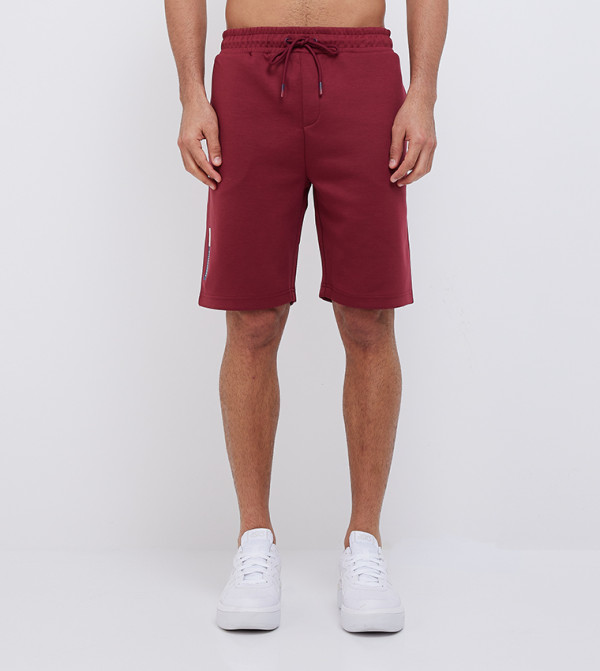 AERO Logo Printed Drawstring Waist Shorts
