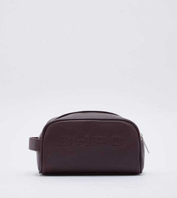 Mens Pouch Bag-Brown