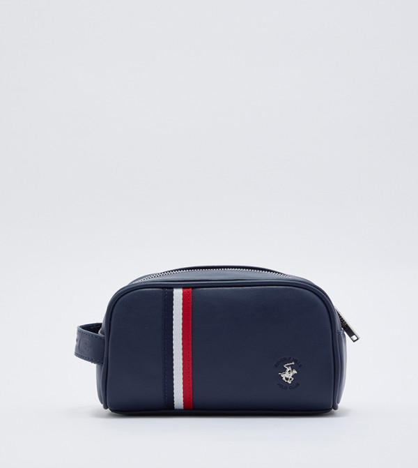 Mens Pouch Bag-Blue