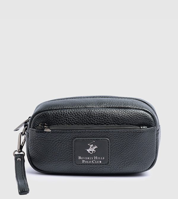 حقيبة سفر بسحاب بشعار العلامة التجارية