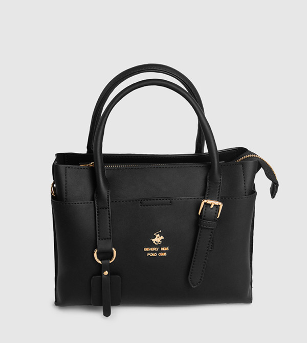 Logo Detail Satchel Bag