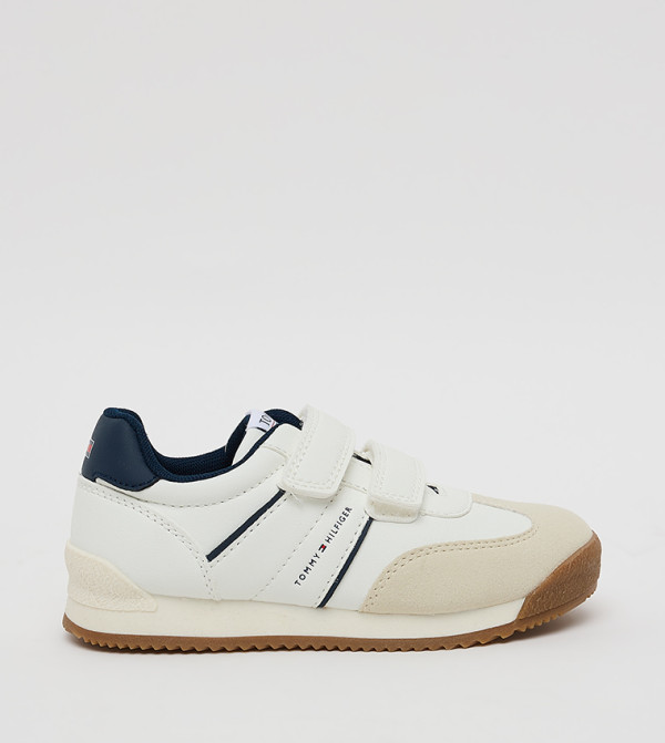 Colorblock Velcro Low Top Sneakers