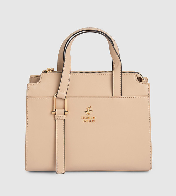 Textured Satchel Bag