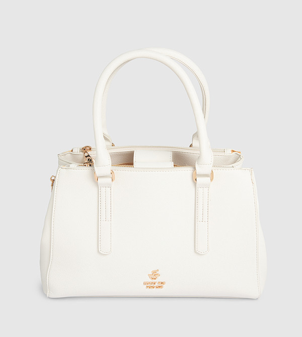 Logo Detail Satchel Bag