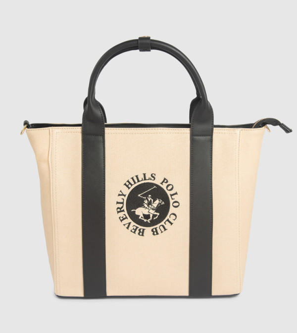 Logo Embroidered Mini Tote Bag
