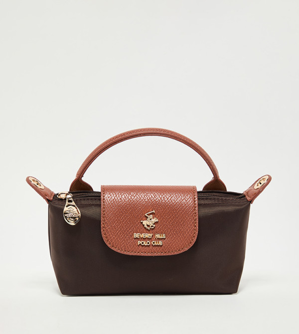 Logo Detail Contrast Detail Handheld Bag