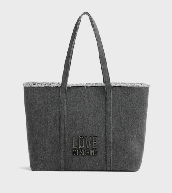 Monotype Denim Tote Bag