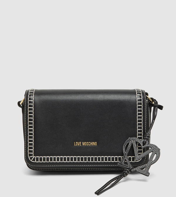 Contrast Stitch Detail Crossbody Bag