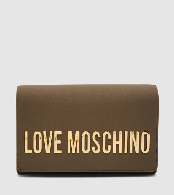 Logo Detail Clutch with Sling