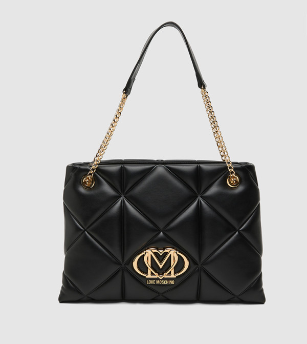 شنطة كتف مبطنة بشعار