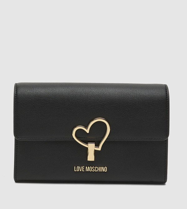 Logo Detail Clutch with Sling
