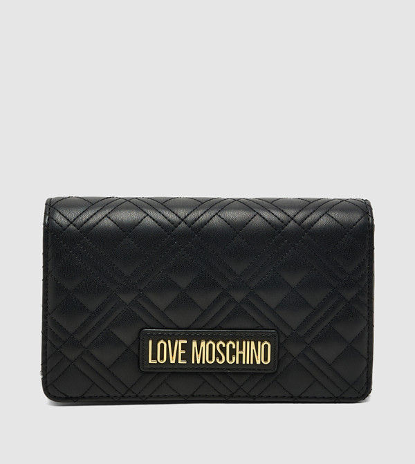 Quilted Flap Clutch Bag