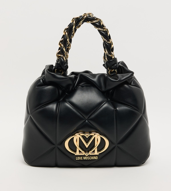 شنطة يد مبطنة بشعار