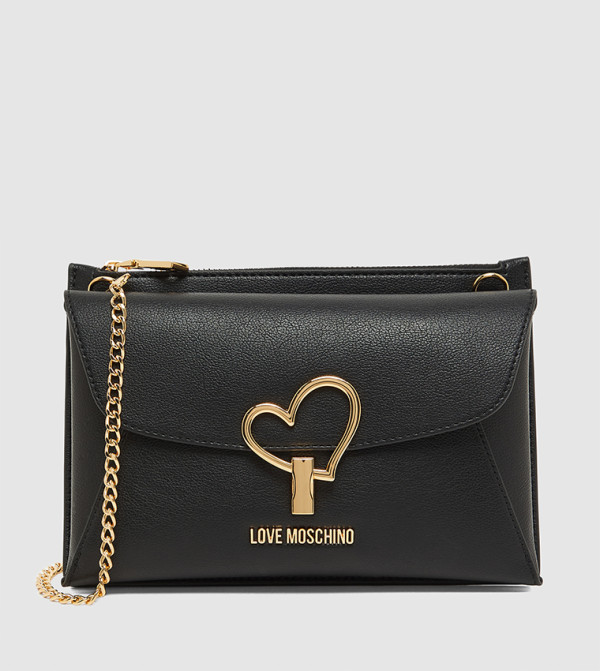 Logo Detail Clutch with Sling
