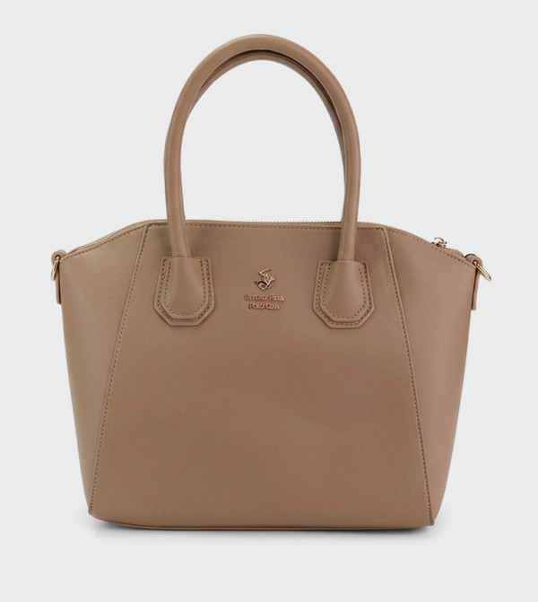 Logo Detail Satchel Bag
