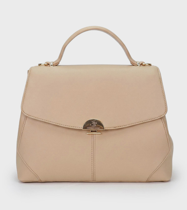 Textured Satchel Bag