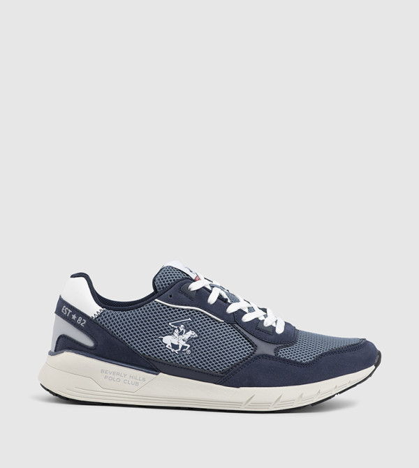 Color Block Lace-Up Casual Shoes