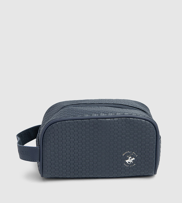 Textured Zip Toiletry Bag