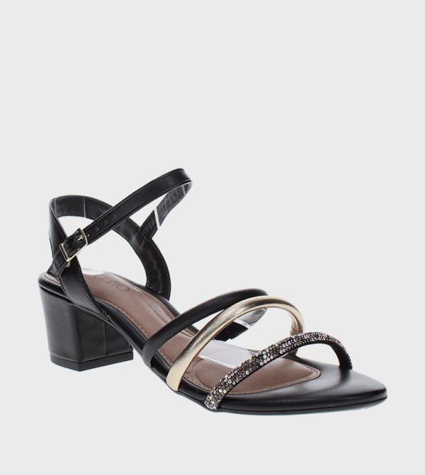 BLISSE Embellished Heeled Sandals