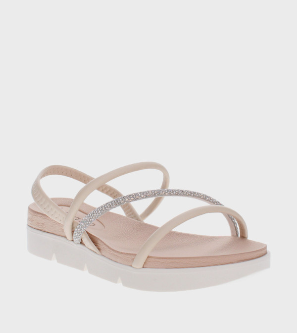 SAFFRON Embellished Platform Sandals