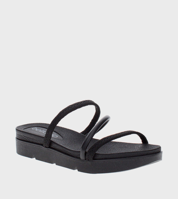 URI1 Braided Strap Flat Sandals