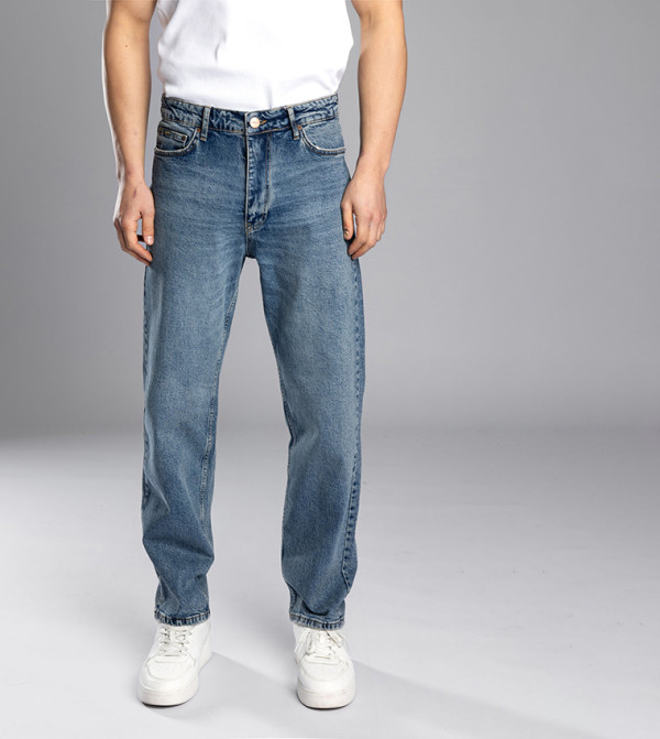 Faded Slim Straight Fit Jeans