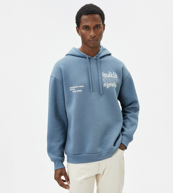 Back Printed Oversized Hoodie