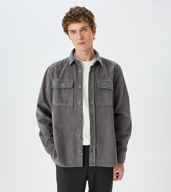 شاكيت كوردوري سادة كم طويل 