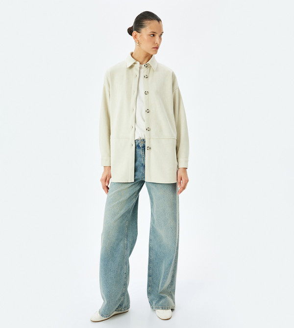 شاكيت شامواه بأكمام طويلة