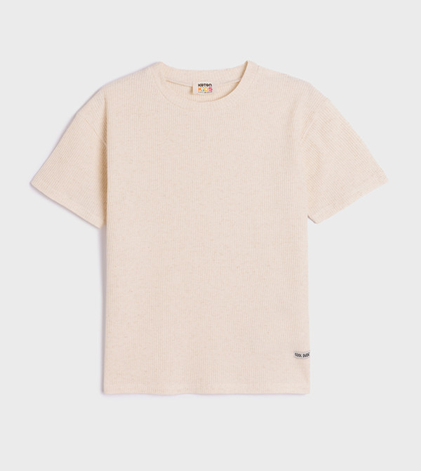 Solid Crew Neck T-Shirt