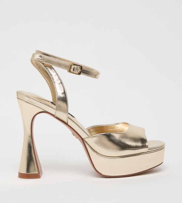 KELIANA Peep Toe Platform Heel Sandals