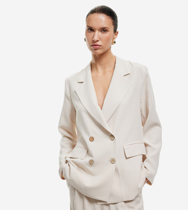 بليزر اوفرسايز بياقة لابل 