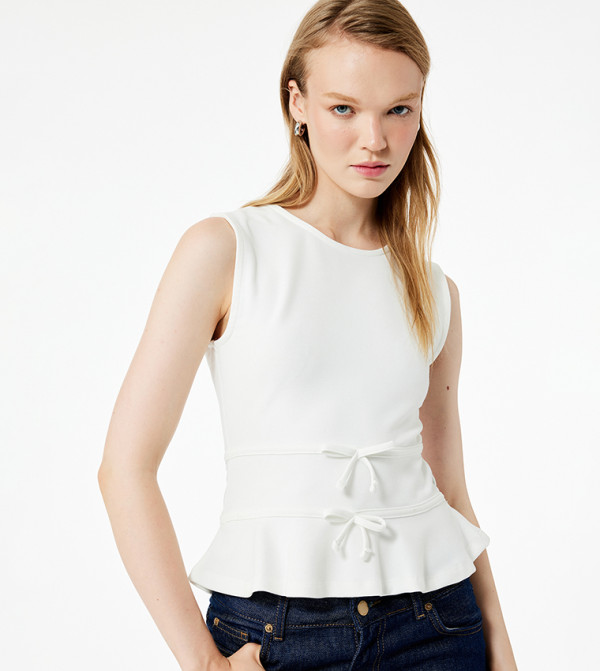 Tie Detail Sleeveless Top