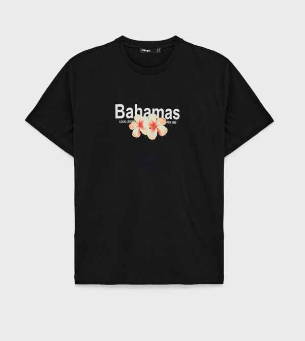 Printed Short Sleeves Oversized T-Shirt