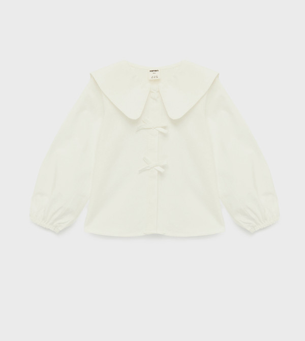 Long Sleeves Woven Top