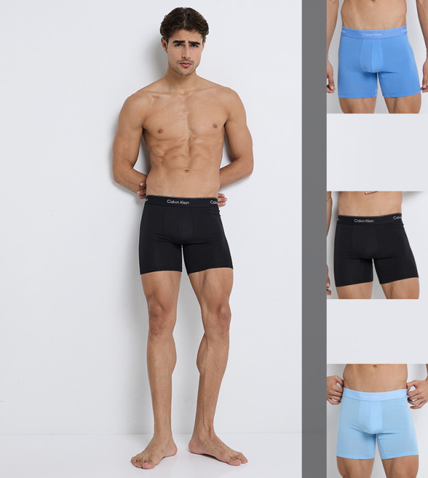 Pack of 3 Logo Waistband Trunks