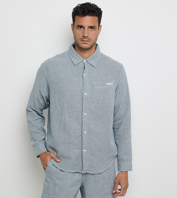 Pinstriped Long Sleeves Shirt