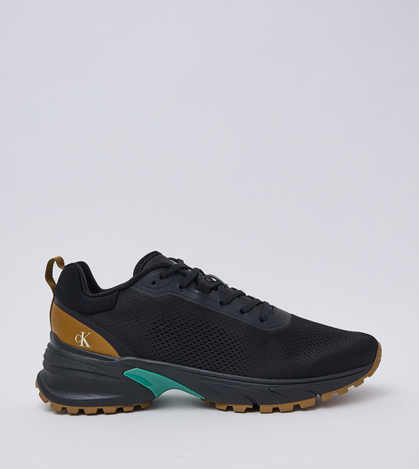 Logo Detail Lace-Up Runner Sneakers